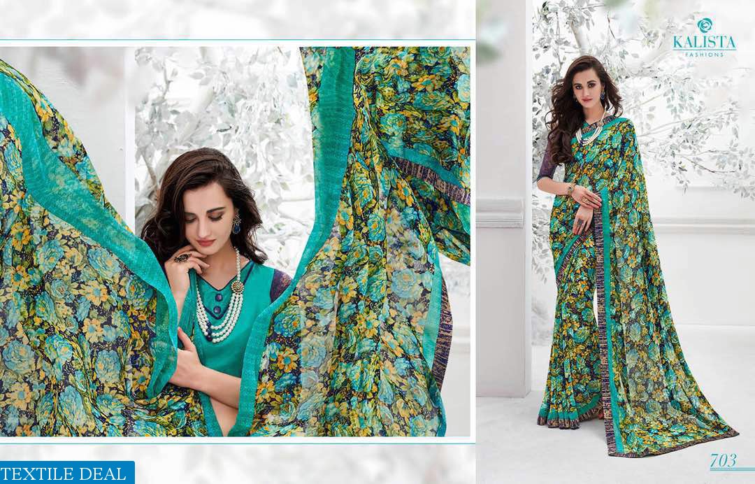kalista Sun flower Wholesale Saree market